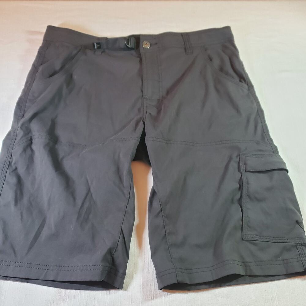 prAna Mens Size 34 W 12 L Outdoor Shorts 12 Inseam Cargo Hiking